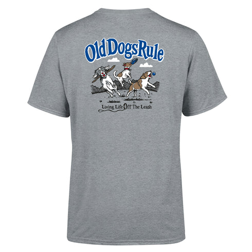 OLD GUYS RULE OLD DOGS RULE T-SHIRT